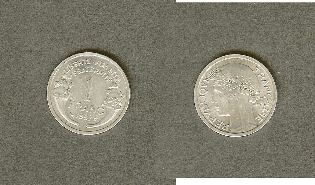 1 franc Morlon, légère 1957 F.221/19 FDC-